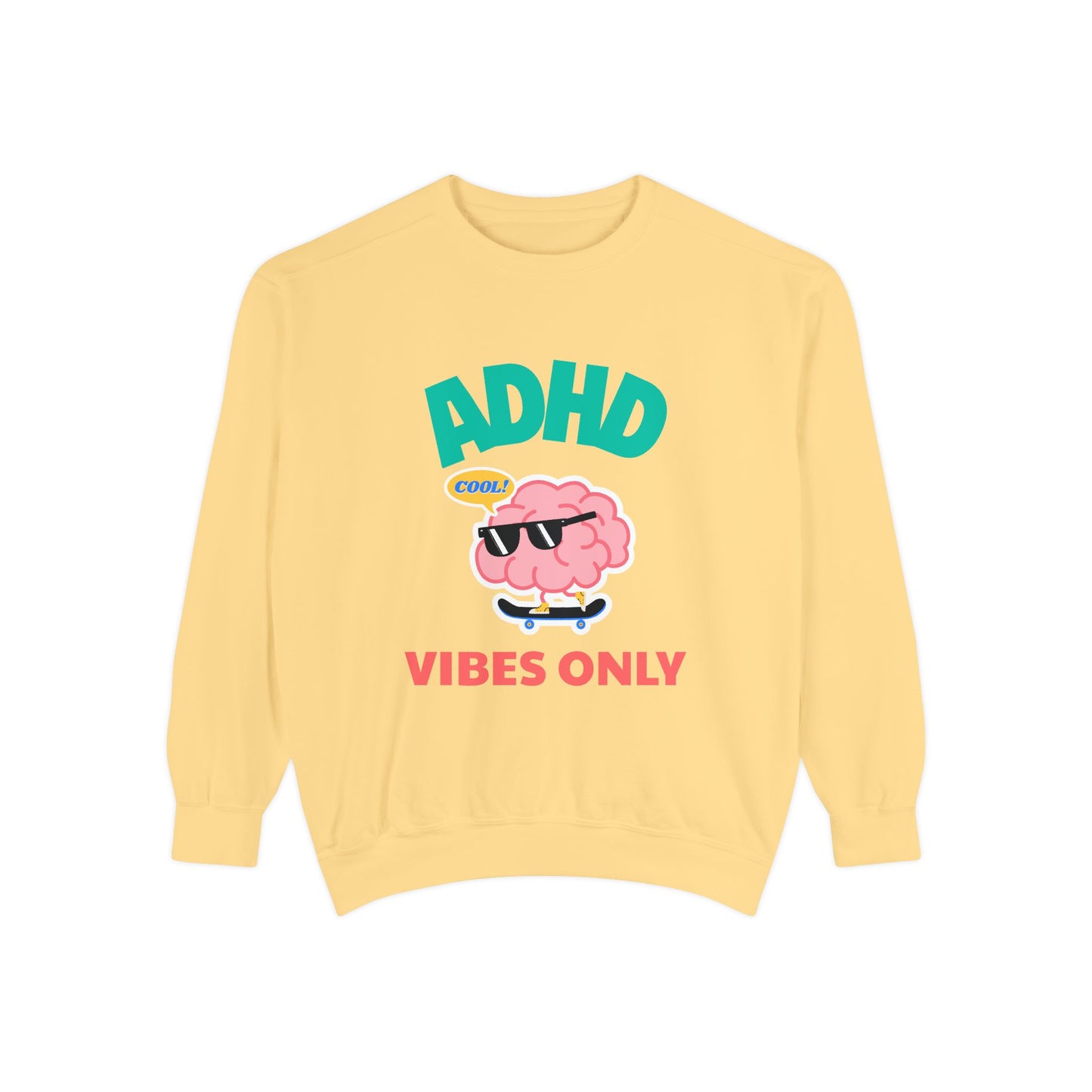 SillyBilly Wear | Teacher Tees - "ADHD Vibes Only" Sweatshirt