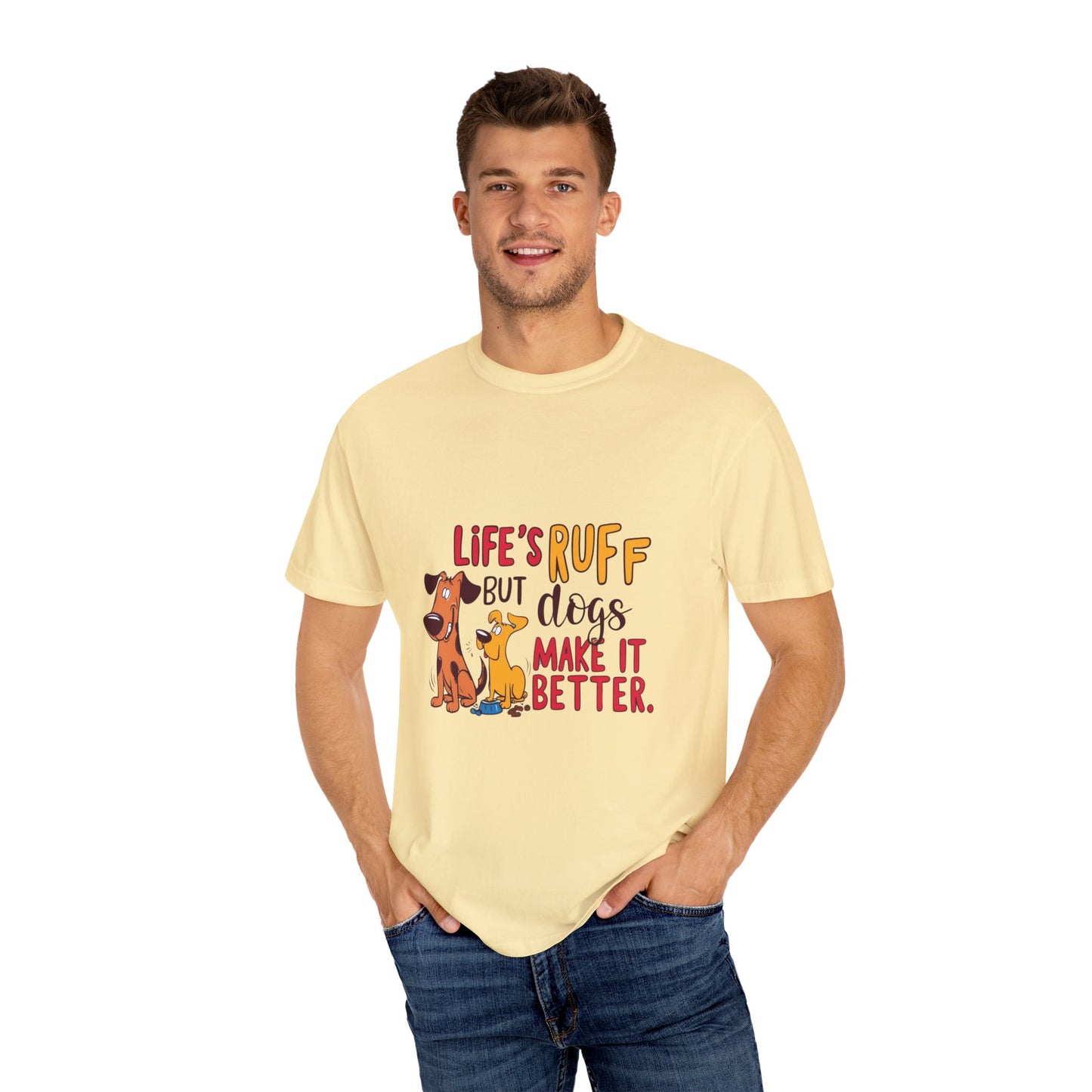 SillyBilly Wear | Woof Wear - "Life's Ruff" Funny T-Shirt