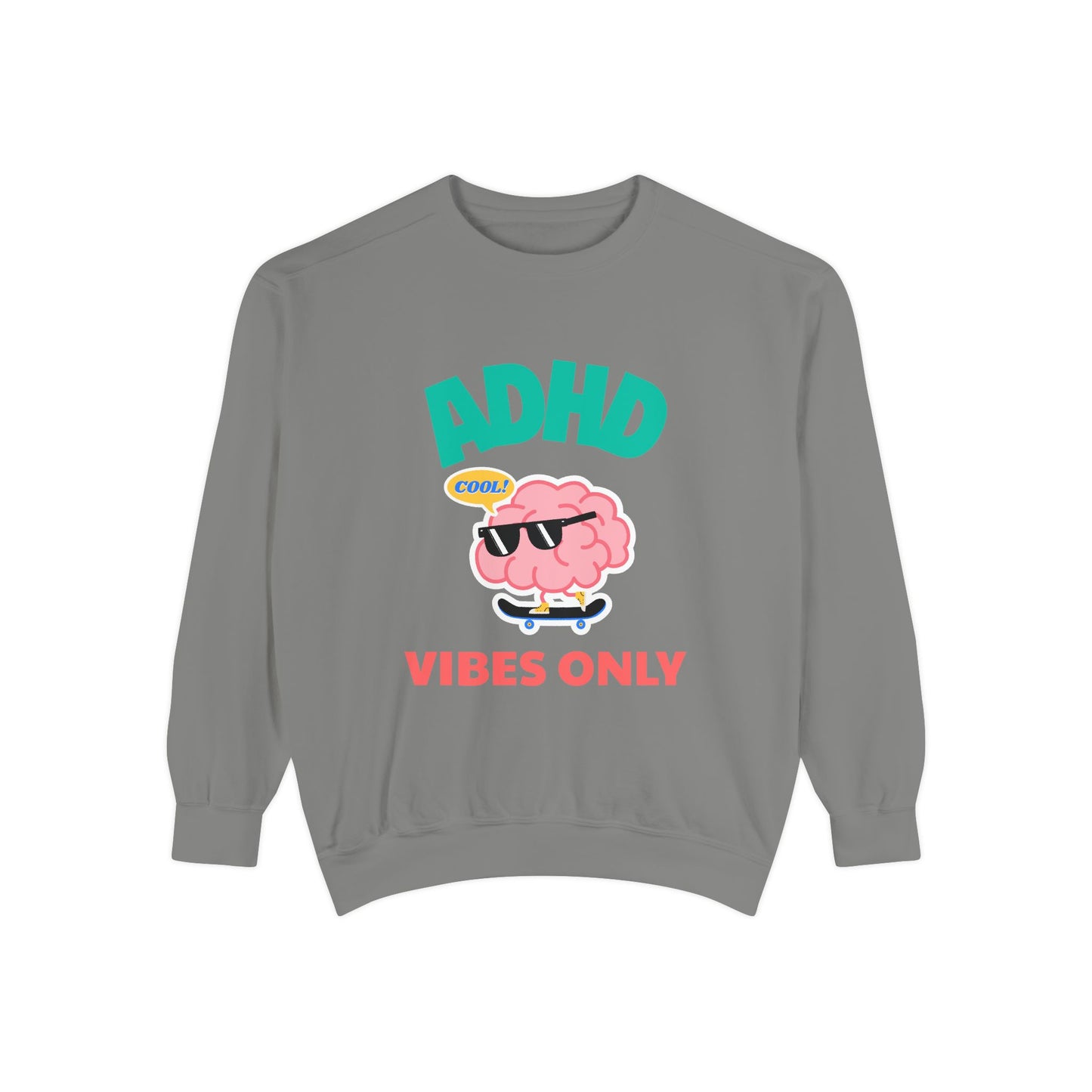 SillyBilly Wear | Teacher Tees - "ADHD Vibes Only" Sweatshirt