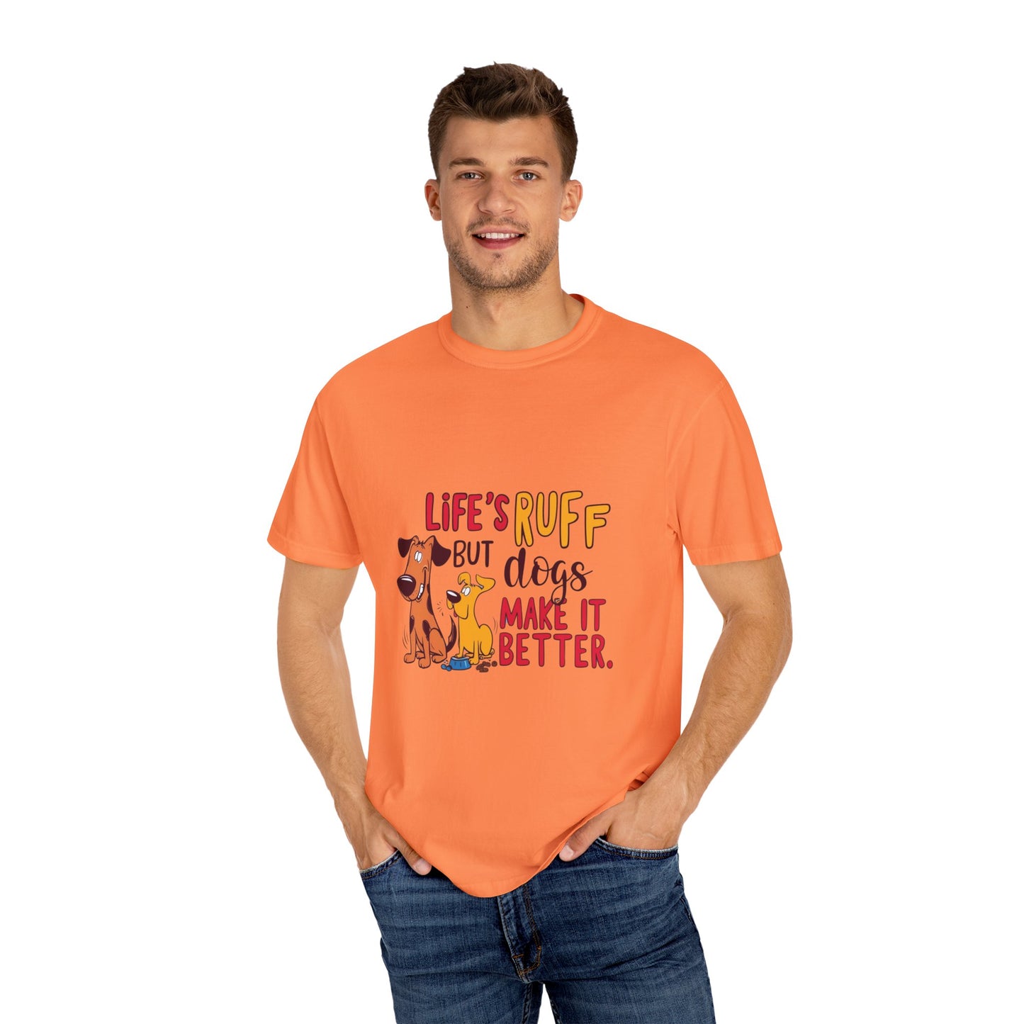 SillyBilly Wear | Woof Wear - "Life's Ruff" Funny T-Shirt