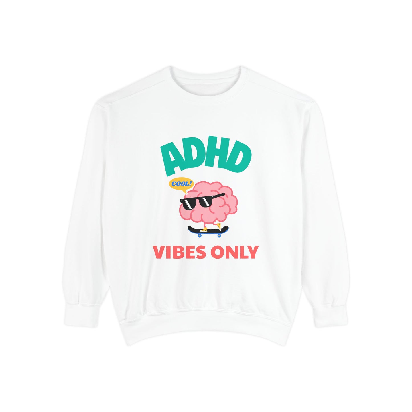 SillyBilly Wear | Teacher Tees - "ADHD Vibes Only" Sweatshirt