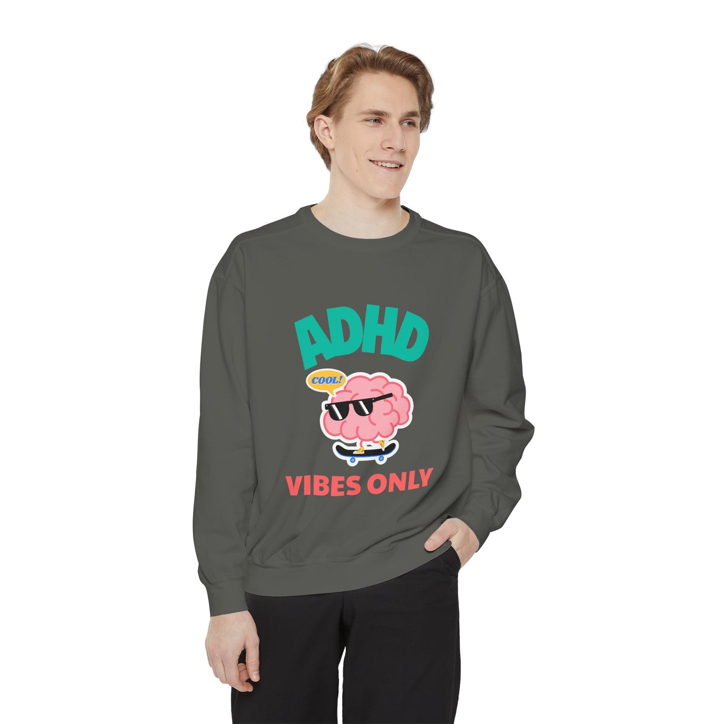 SillyBilly Wear | Teacher Tees - "ADHD Vibes Only" Sweatshirt