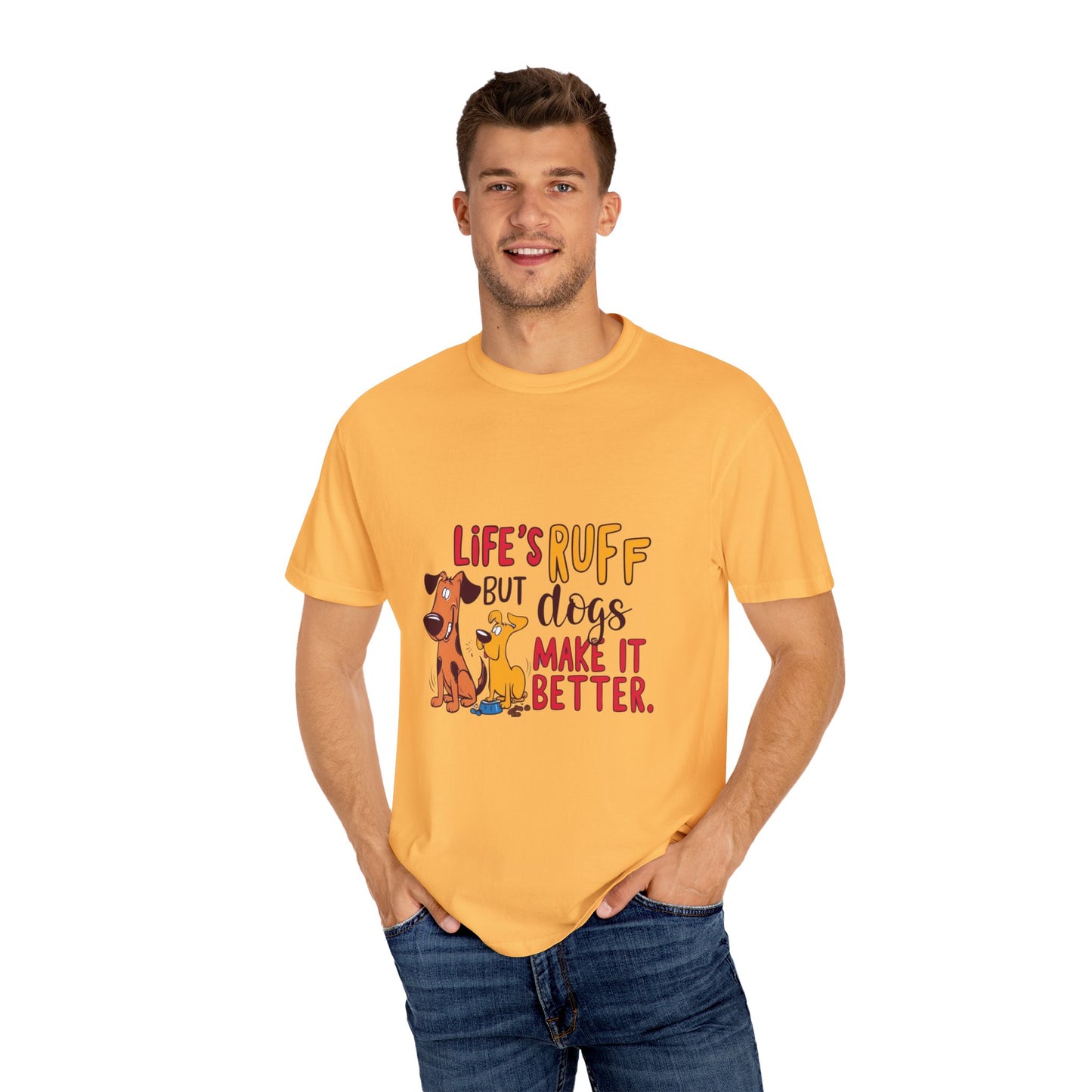 SillyBilly Wear | Woof Wear - "Life's Ruff" Funny T-Shirt