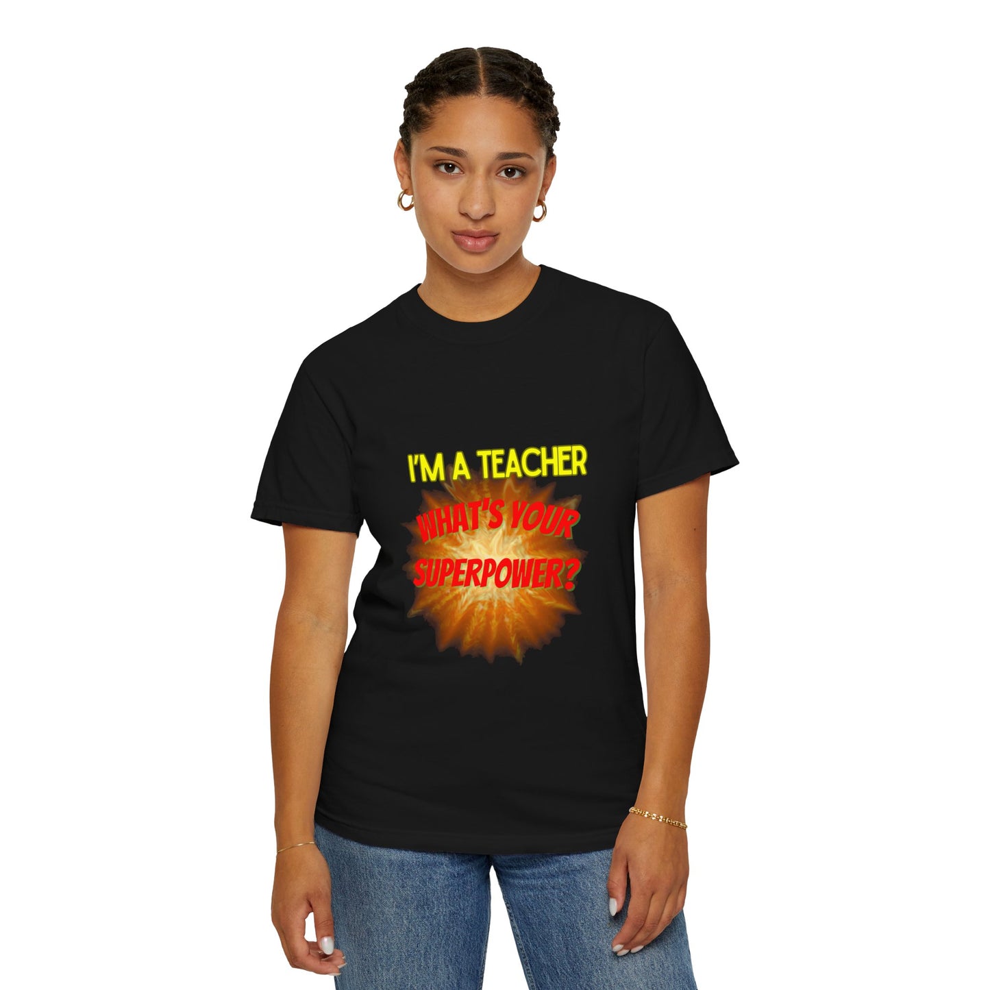Teacher Superpower T-Shirt by Silly Billy Wear - Unisex