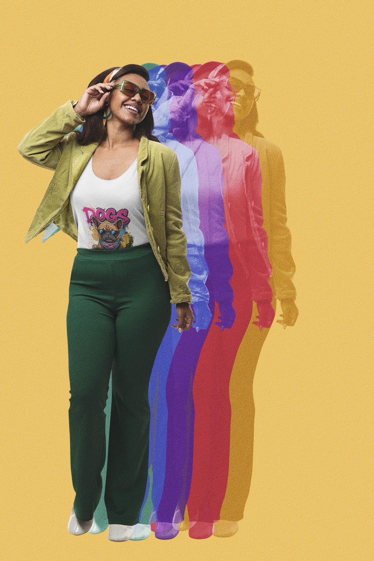 SillyBilly Wear | Woof Wear - "Dogs Before Dudes" Women's Spaghetti Strap Dog Lover Top