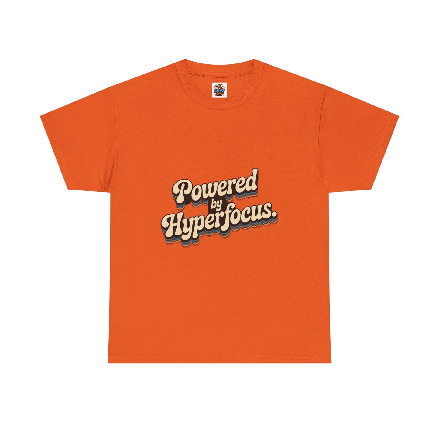 SillyBilly Wear | Teacher Tees - "Powered by Hyperfocus" T-Shirt