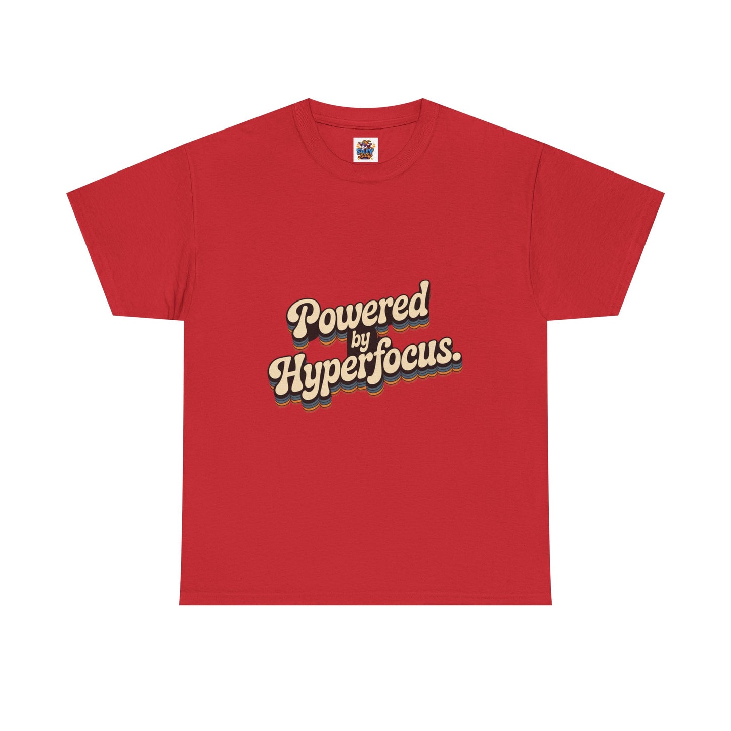 SillyBilly Wear | Teacher Tees - "Powered by Hyperfocus" T-Shirt