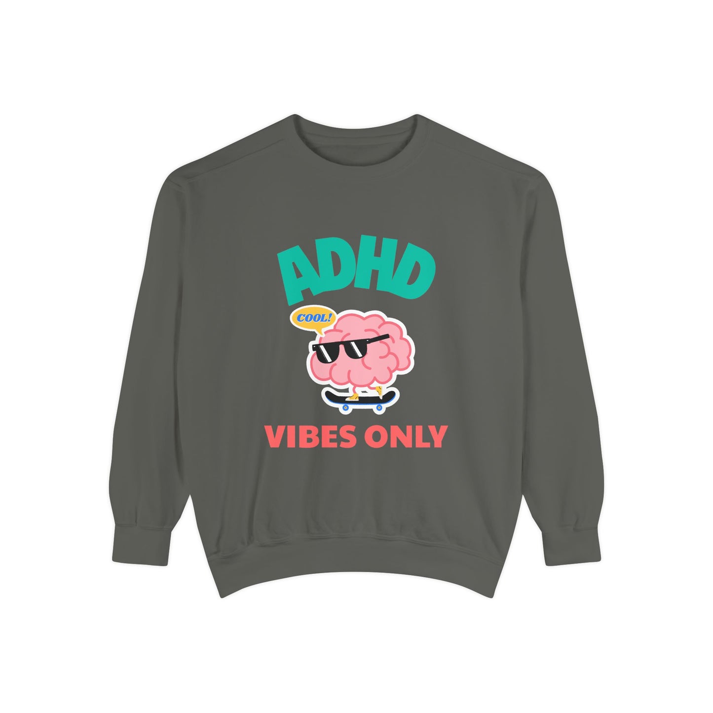 SillyBilly Wear | Teacher Tees - "ADHD Vibes Only" Sweatshirt