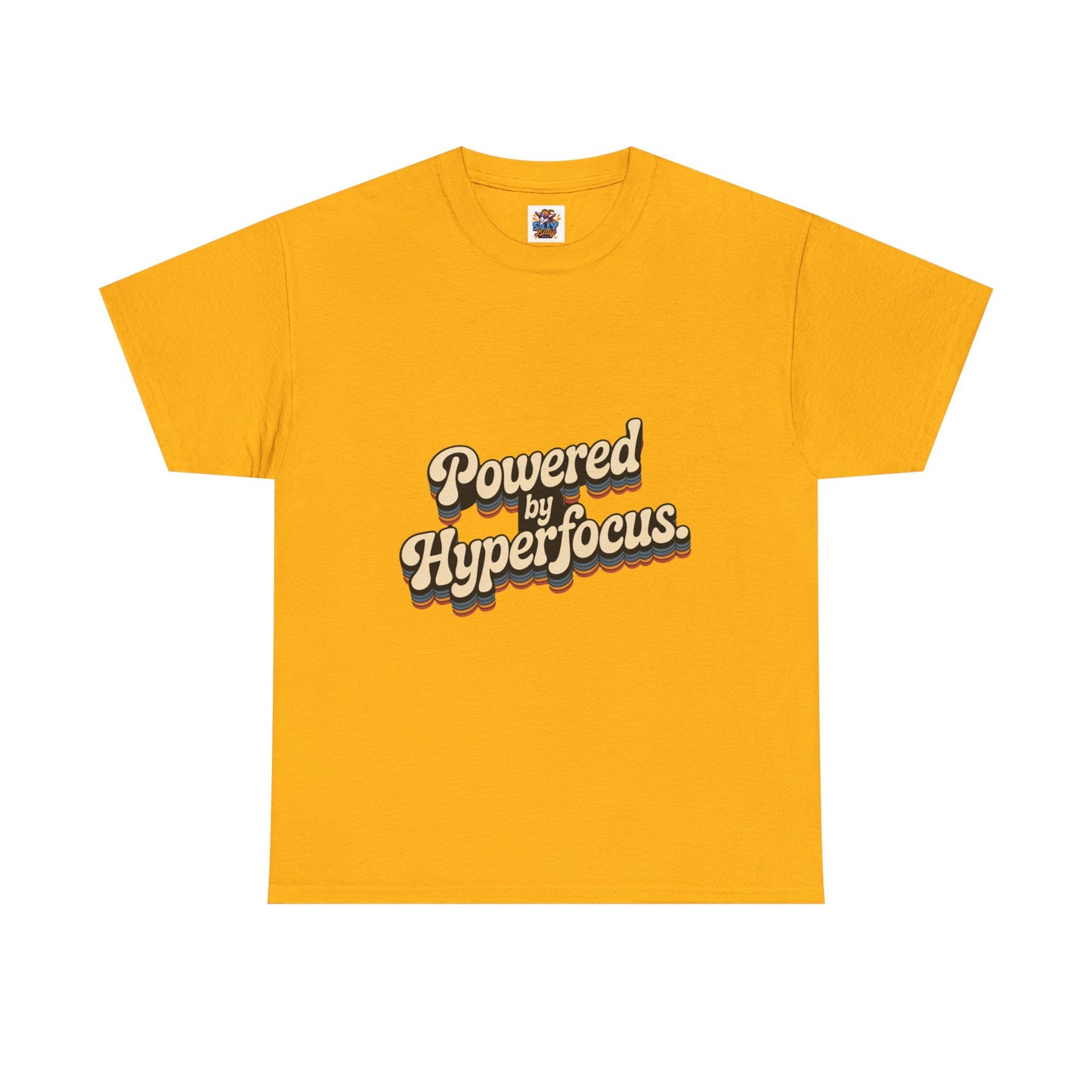 SillyBilly Wear | Teacher Tees - "Powered by Hyperfocus" T-Shirt