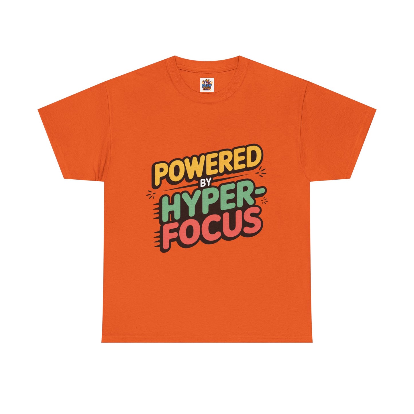 SillyBilly Wear | Teacher Tees - "Powered by Hyperfocus" T-Shirt