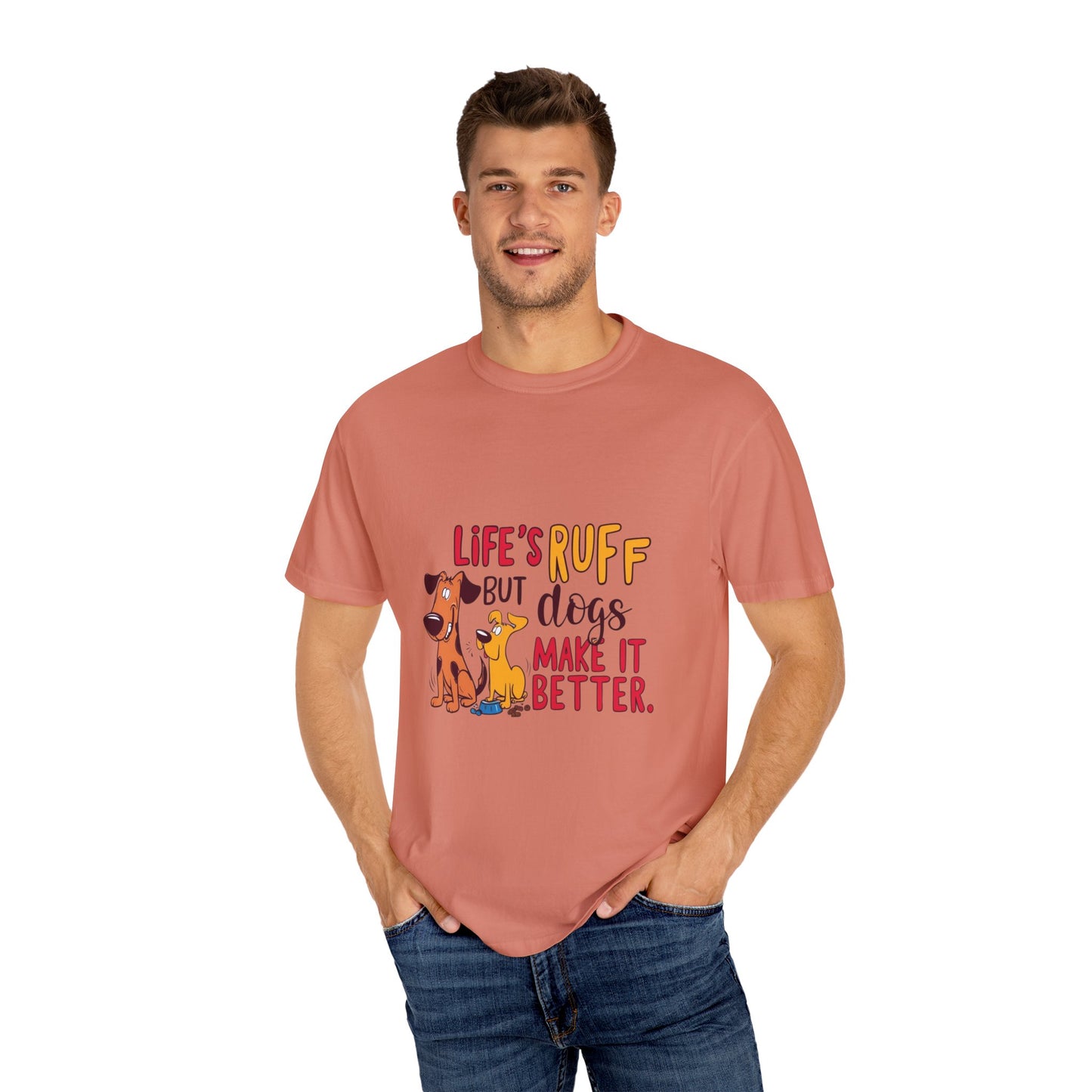 SillyBilly Wear | Woof Wear - "Life's Ruff" Funny T-Shirt