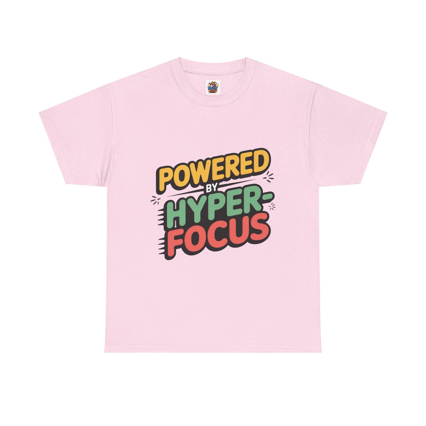 SillyBilly Wear | Teacher Tees - "Powered by Hyperfocus" T-Shirt